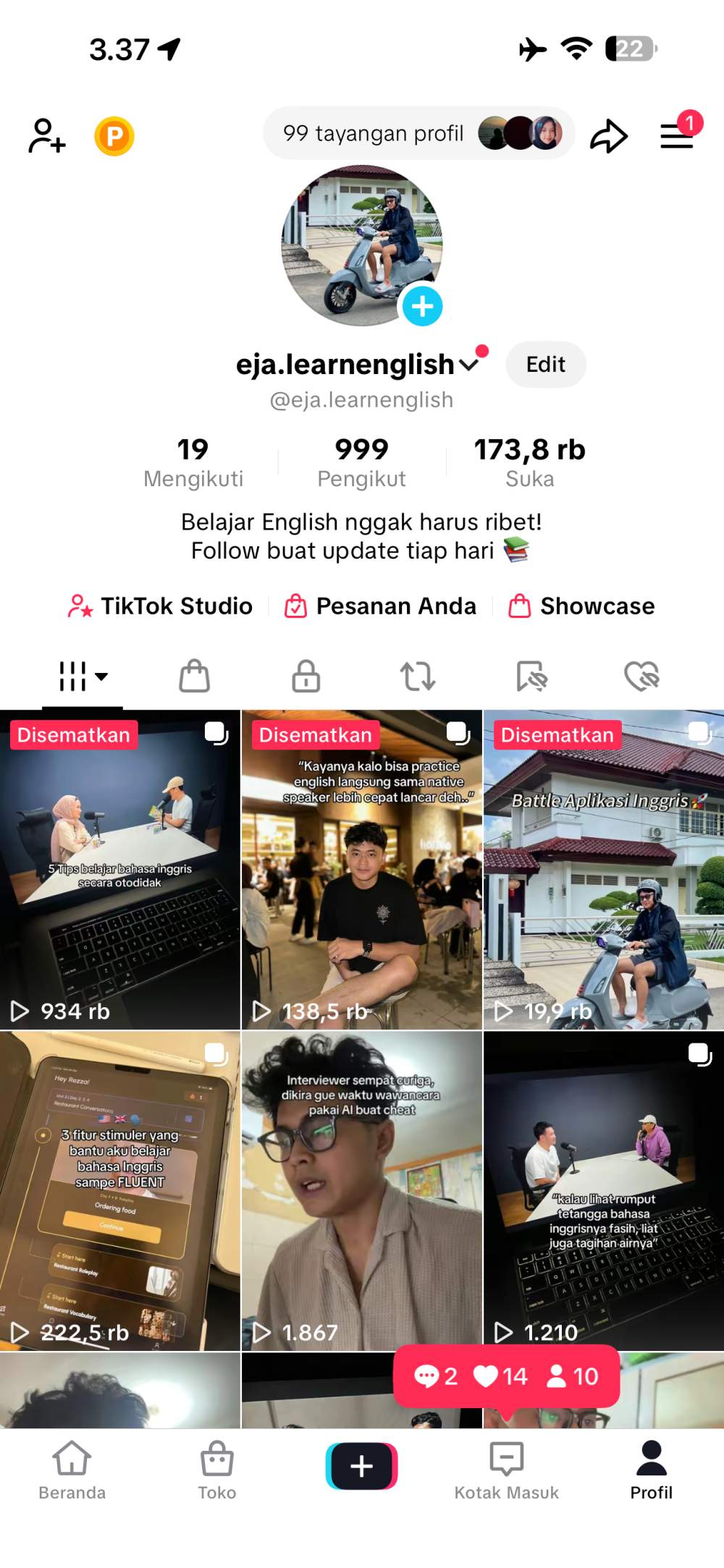 Bahasa Indonesian Speaking VA for mass posting on Tiktok daily
